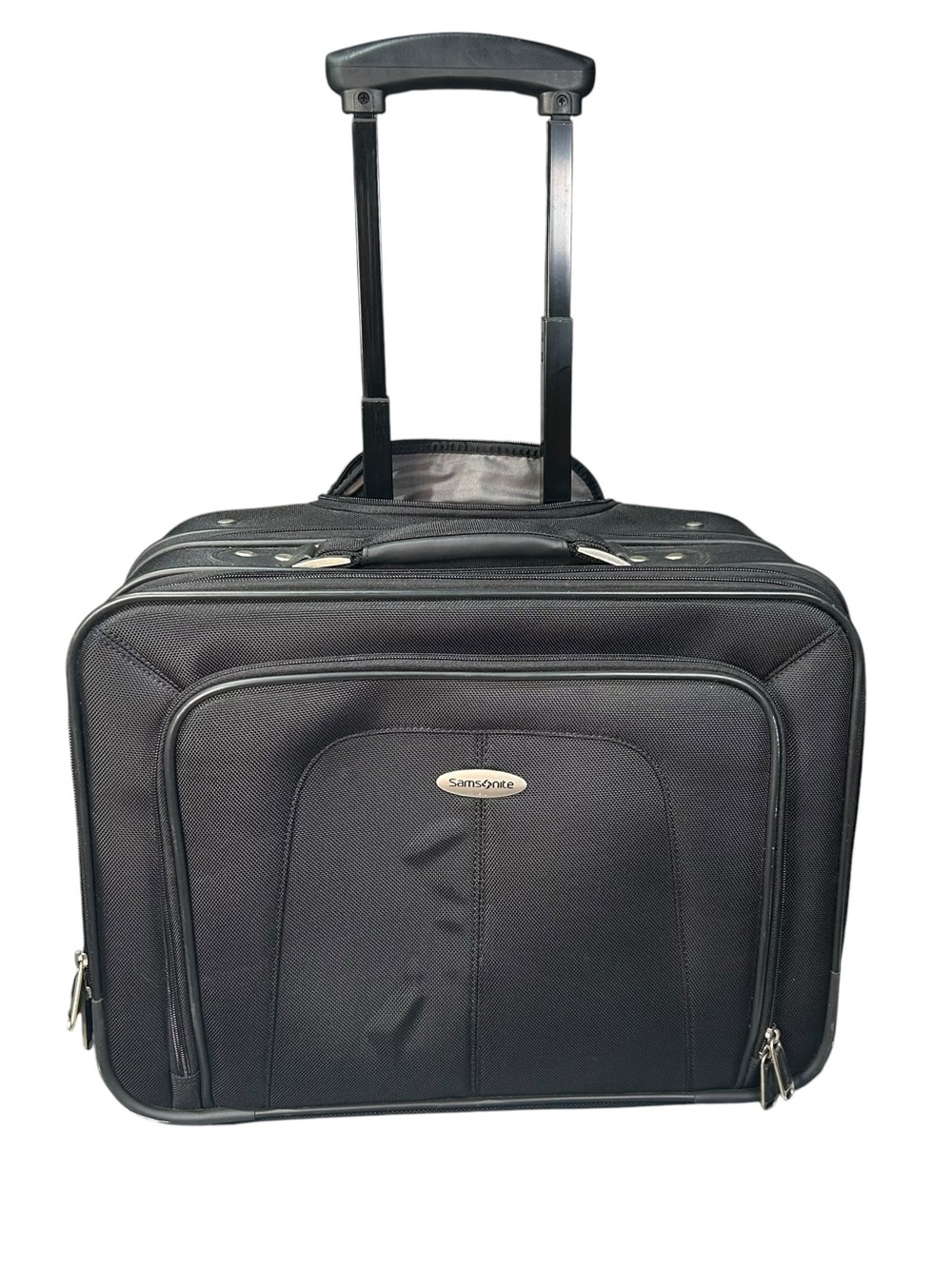 Samsonite Rolling Laptop Case Wheeled Business Travel Carry-On Briefcase Black